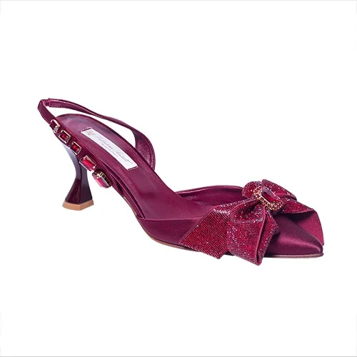 Valentina Sentell Shoe And Bag - Wine