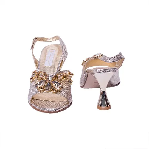 Valentina Sentell Shoe And Bag - Gold