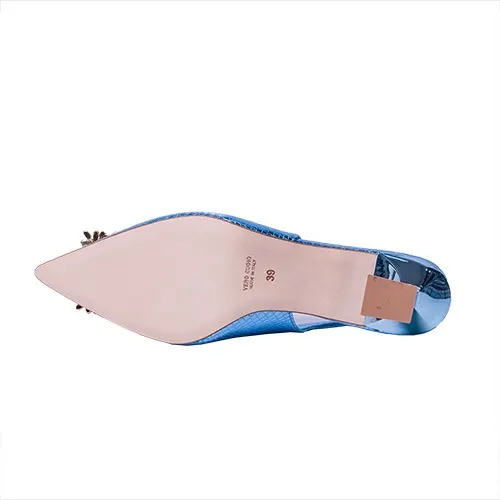 Valentina Sentell Shoe And Bag - Sky Blue