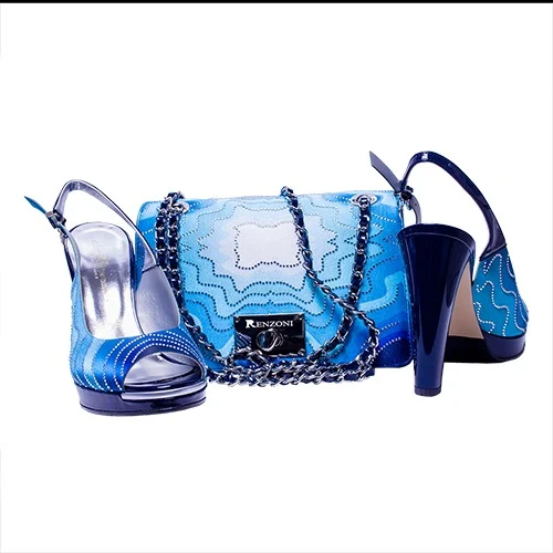 Sky Blue Heel Sandal