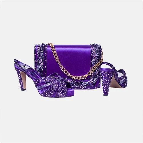 Sacco Shoe And Bag - Purple